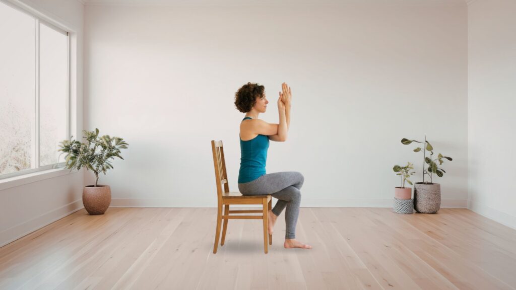 7 Posturas Yoga Adultos - El Aguila Sentada | Descubre Tu Interior
