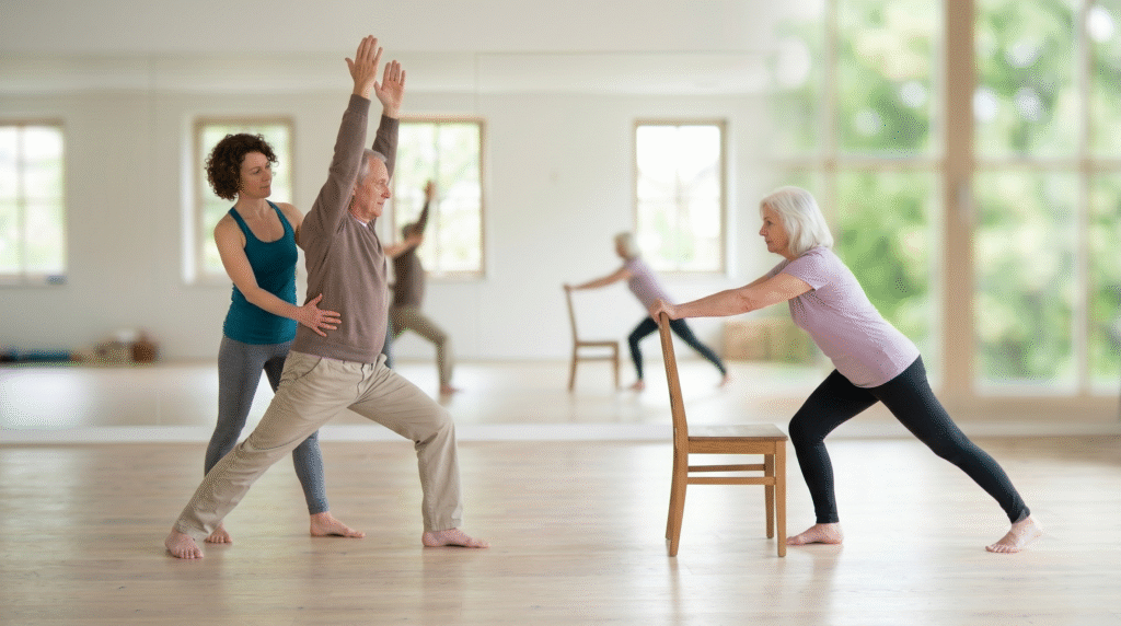 Postura de la Palmera (Urdhva Hastasana)